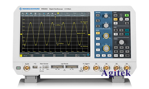罗德与施瓦茨RTB2002示波器测电压的使用方法