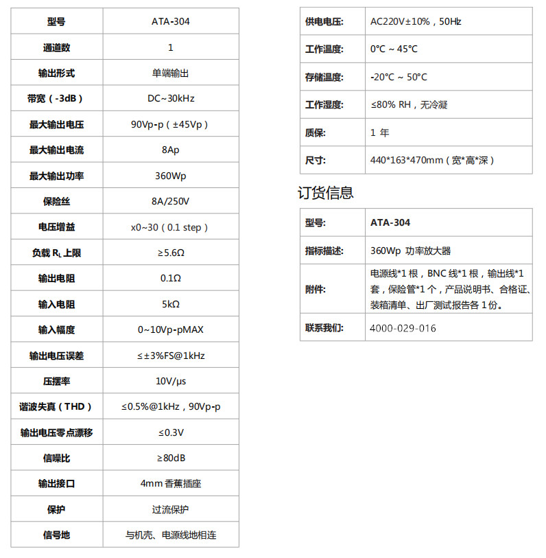 ATA-304功率放大器(图1)