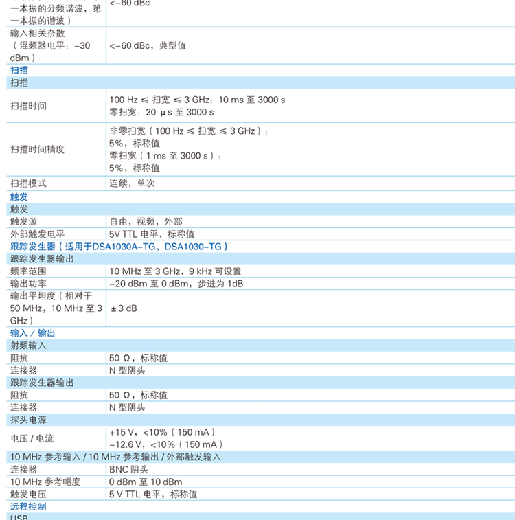 DSA1030 经济型频谱分析仪(图6)