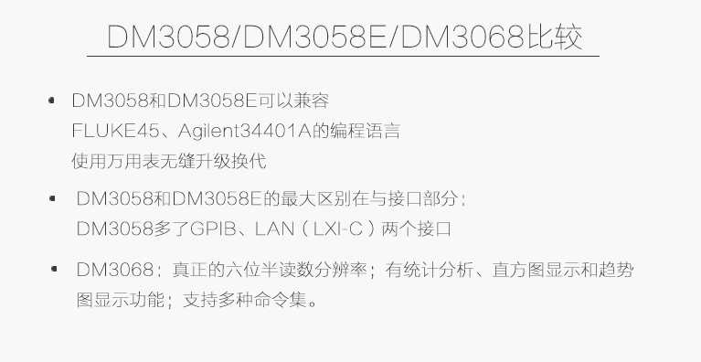 Rigol DM3058/DM3058E台式万用表(图4)