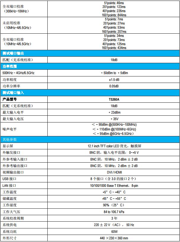 T5260A矢量网络分析仪(图2)