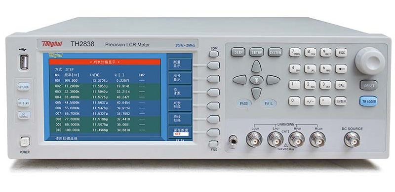 TH2838,TH2838H,TH2838A精密LCR数字电