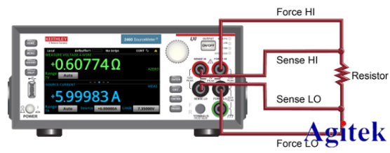 如何利用吉时利源表2460进行大电流进行低阻器件测量(图2)