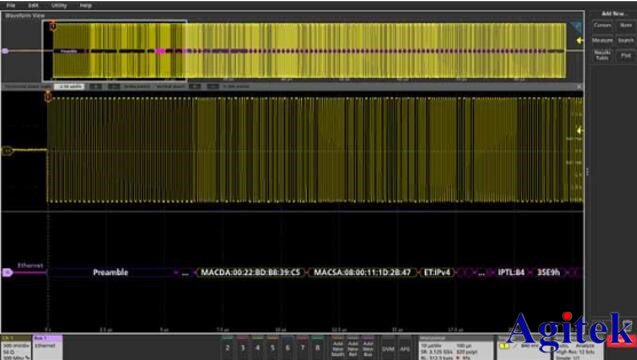 用泰克示波器调试以太网问题(图2)