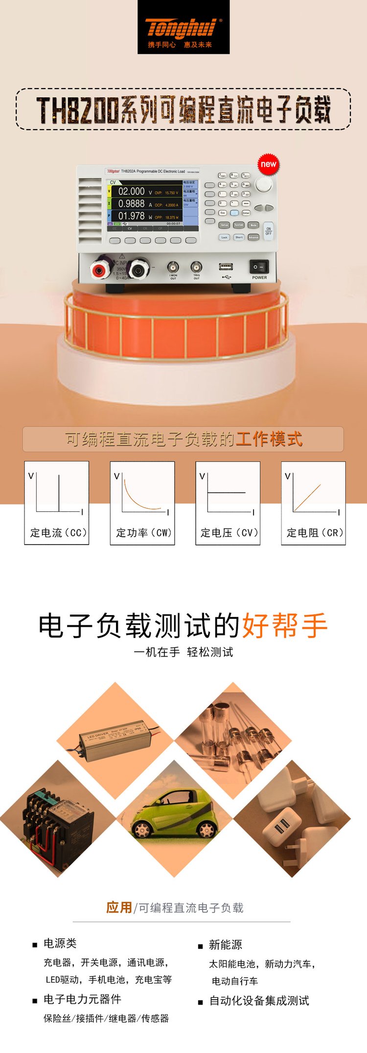 同惠TH8204A可编程直流电子负载(图1)