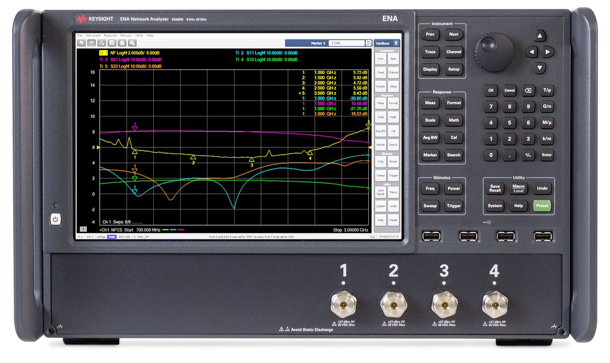 KEYSIGHT E5080B ENA矢量网络分析仪