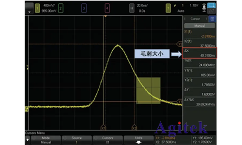 是德示波器怎样使用才能发现毛刺？(图4)