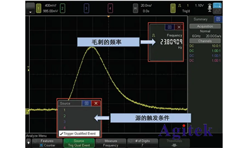 是德示波器怎样使用才能发现毛刺？(图8)