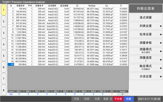 同惠阻抗分析仪TH2851-130(图4)