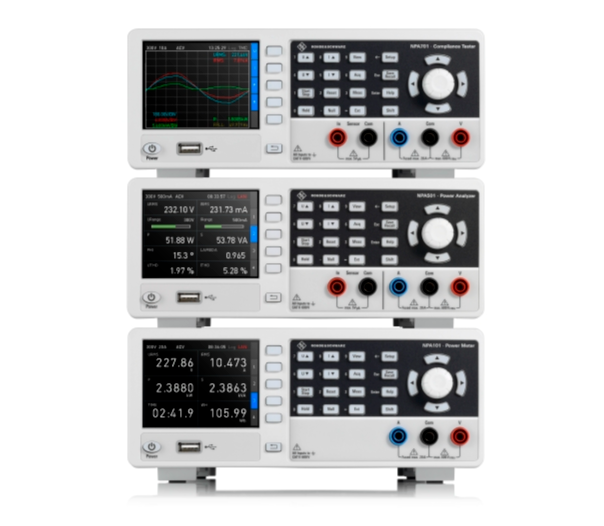 罗德与施瓦茨推出新型R&S NPA系列紧凑型功率分析仪可满足所有功率测量要求
