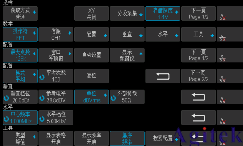 使用鼎阳示波器FFT功能精确测量调幅信号调制深度(图2)