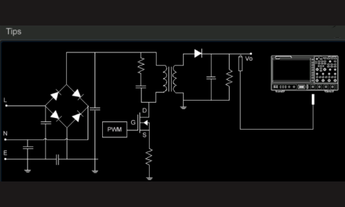 普源DS8104 示波器电源纹波测试(图1)