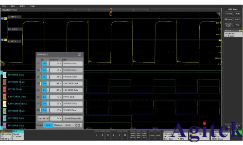 泰克示波器MSO58识别建立和保持时间违规(图4)