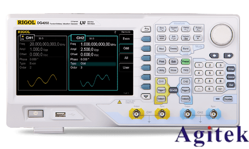 如何使用信号发生器和示波与其测量放大器的总谐波失真(THD)(图1)