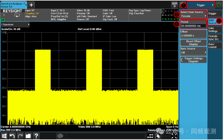 keysight是德频谱分析仪的时间门控测量详解(图4) keysight是德频谱分析仪的时间门控测量详解(图4)