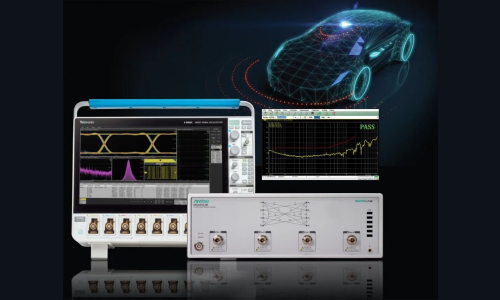 安立公司与泰克合作提供全面的汽车以太网测试解决方案(图1)