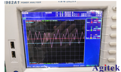 青智功率计8730C直流电机启动电流测试(图3)