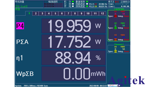 青智8962A1高精度功率分析仪测试变频压缩机控制器性能的试验(图3)