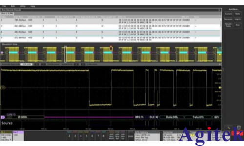 利用泰克示波器 CAN 总线解码器加快 CAN 总线的故障排除速度(图1) 利用泰克示波器 CAN 总线解码器加快 CAN 总线的故障排除速度(图1)