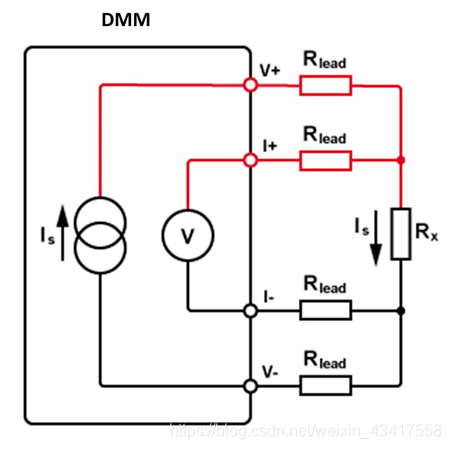 数字万用表测试电阻2线和4线测试法区别(图6) 数字万用表测试电阻2线和4线测试法区别(图6)