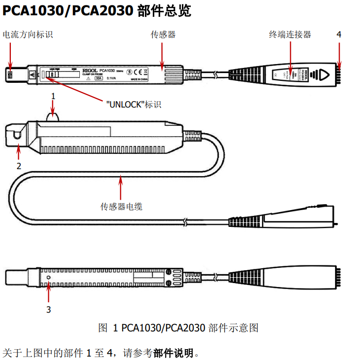 普源PCA1030电流探头(图1)